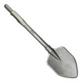 Superior Steel Pointed Clay Spade 8 Inch x 5 Inch 1-1/8 Inch Reduced Hex Shank 23 Inch Long SC92170M